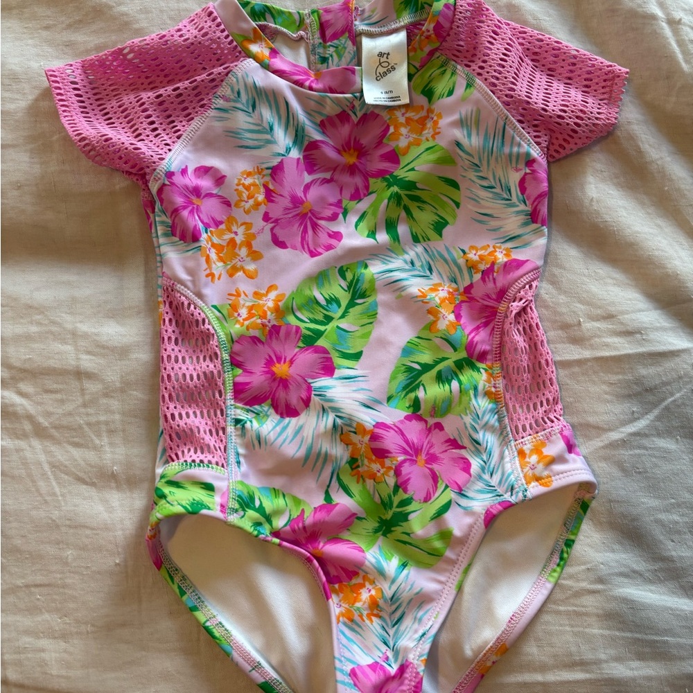 Art Class Tropical Floral Swimsuit